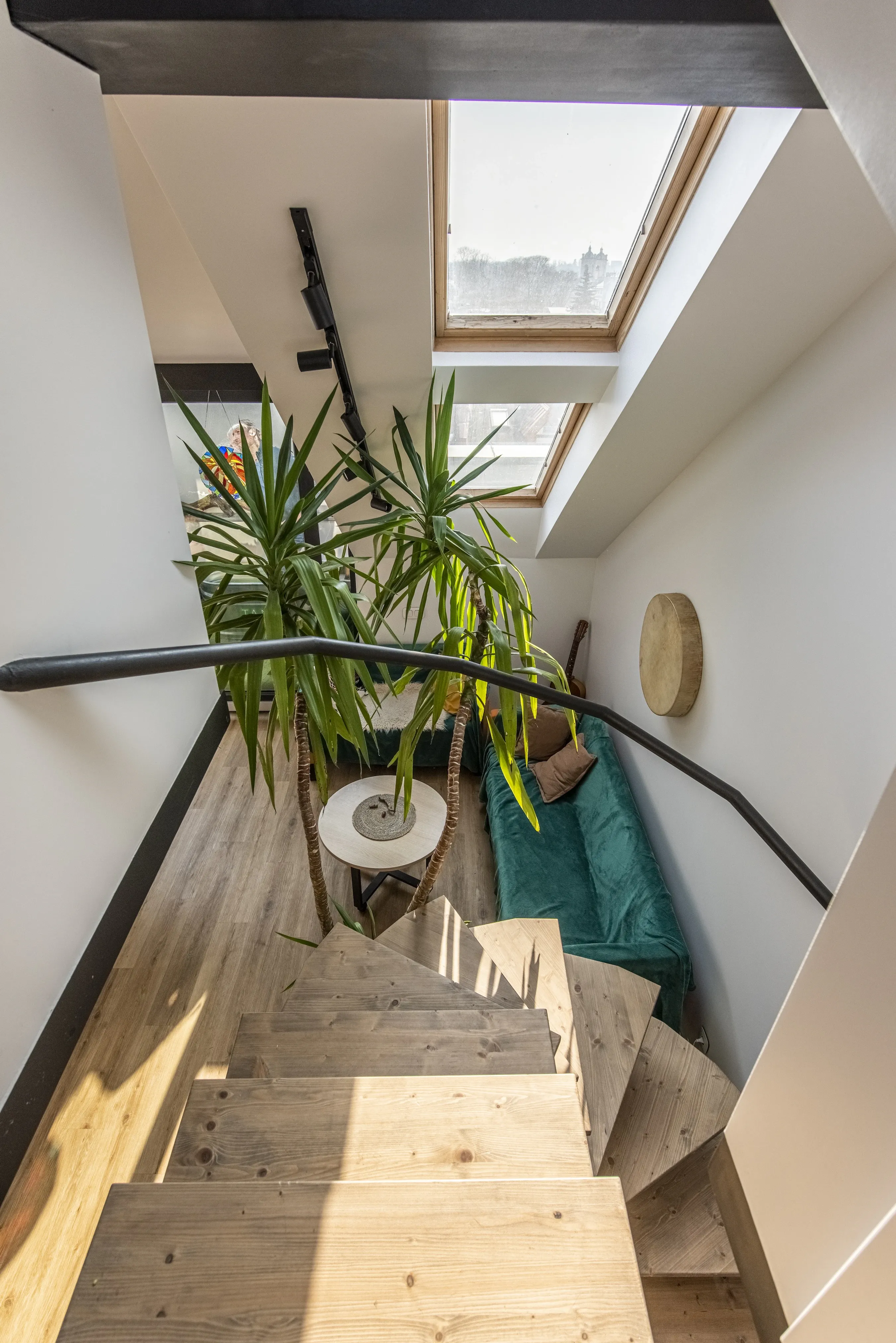 Staircase between floors